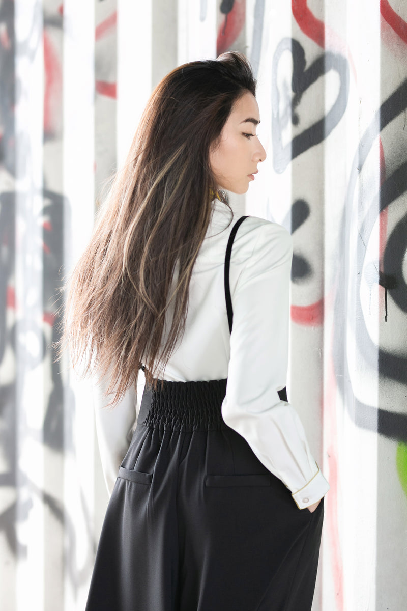 Lace Bib Pants