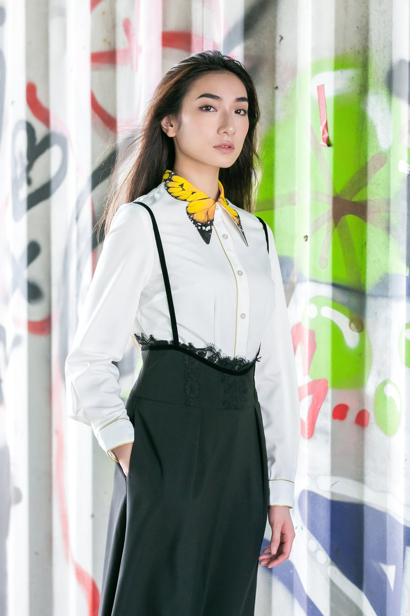 Lace Bib Pants
