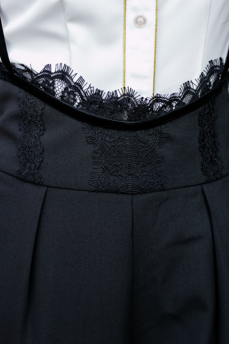 Lace Bib Pants