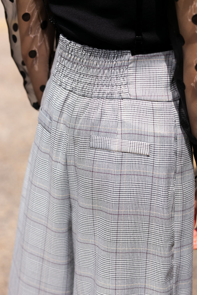 Checkered Bib Pants
